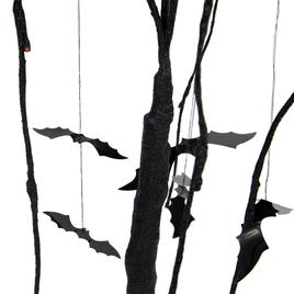 Northlight Seasonal 24in. LED Black Glittered Willow Tree