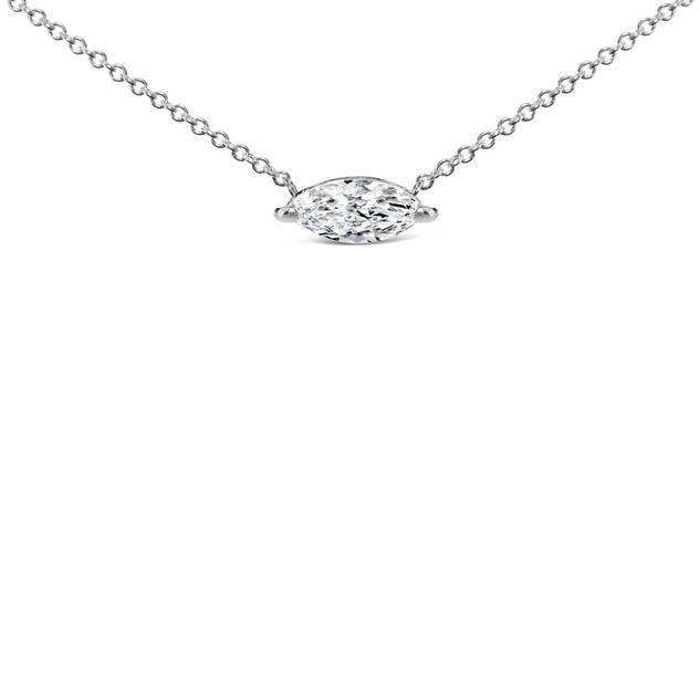 Haus of Brilliance 1/2ctw. Lab Grown Diamond East West Pendant