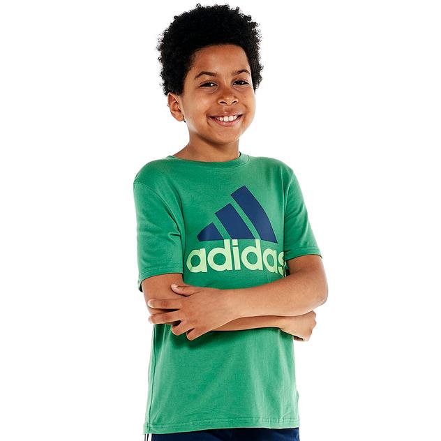 Boys (8-20) adidas® Short Sleeve Two Color Logo Tee