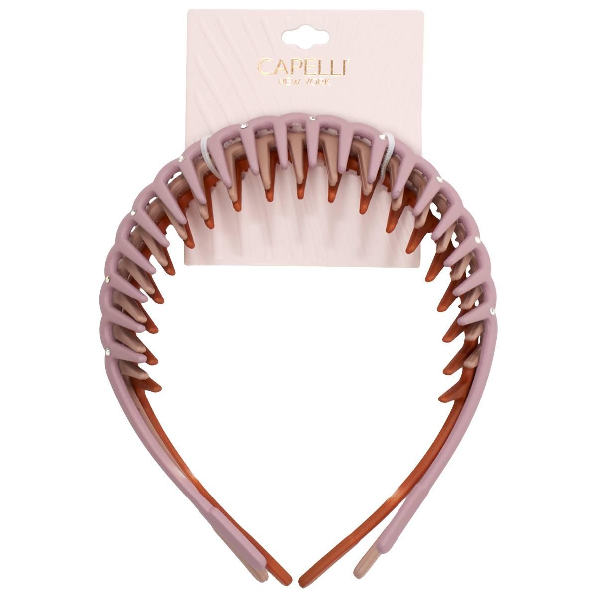 Womens Capelli New York 3pk Rhinestone Comb Headband