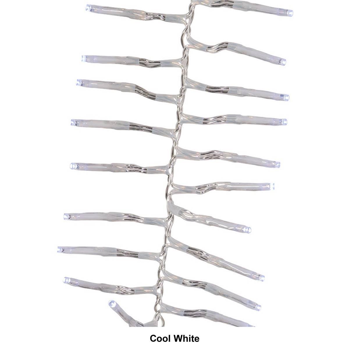 Kurt S. Adler 32.8ft. White LED Cluster Garland Lights
