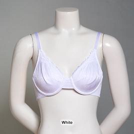 Womens Ellen Tracy Lace Trim Jacquard Bras 6409