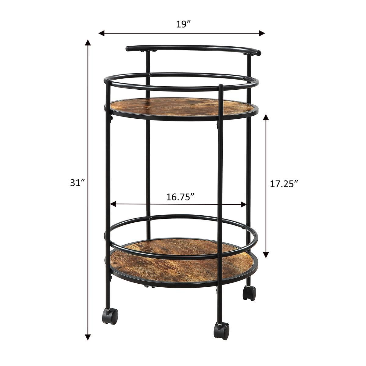 Convenience Concepts Designs2Go Charlie Serving Bar Cart