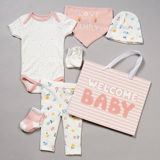 Baby Girl (NB-6M) baby views® 8pc. Love Family Hanging Gift Set