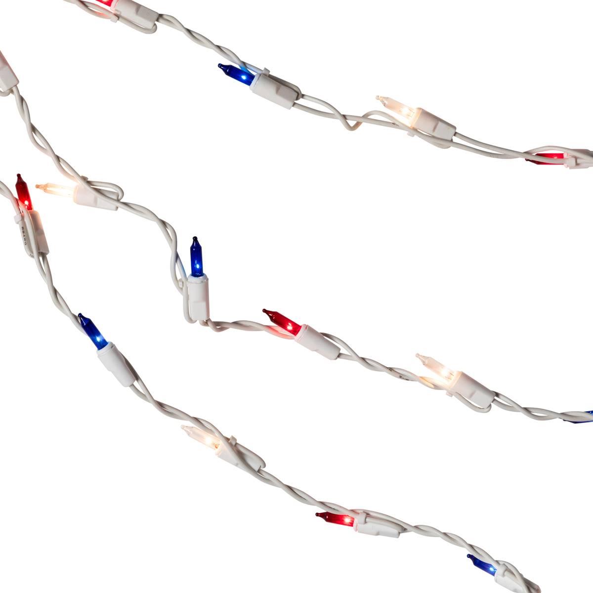 Northlight Seasonal 100ct. Multi July 4th Mini Swag Light Set
