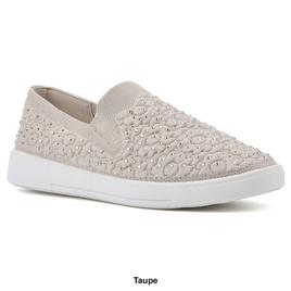 Womens White Mountain Unit Slip-On Fashion Sneakers