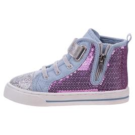 Little Girls Disney Frozen Elsa and Anna Canvas Fashion Sneakers
