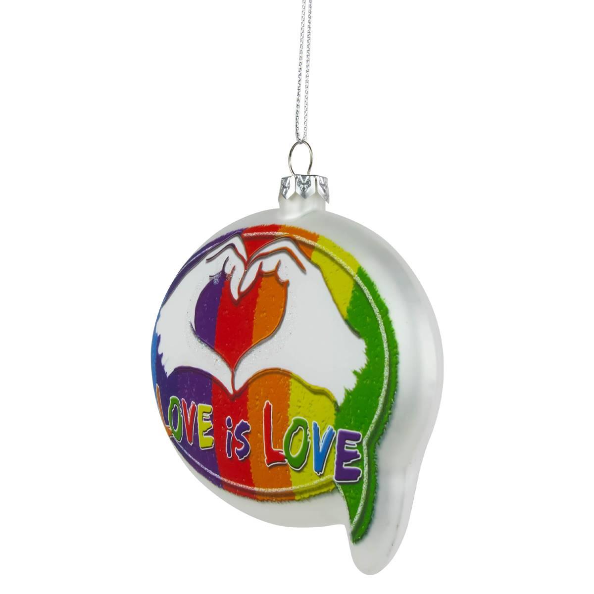 Northlight Seasonal Pride Love is Love Christmas Ornament
