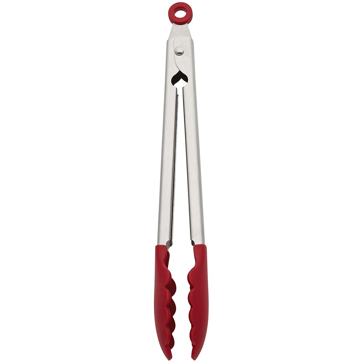 KitchenAid(R) Gourmet Silicone Tipped Sterling Silver Tongs