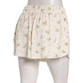 Juniors No Comment Dolphin Shorts w/ Pocket - Yellow