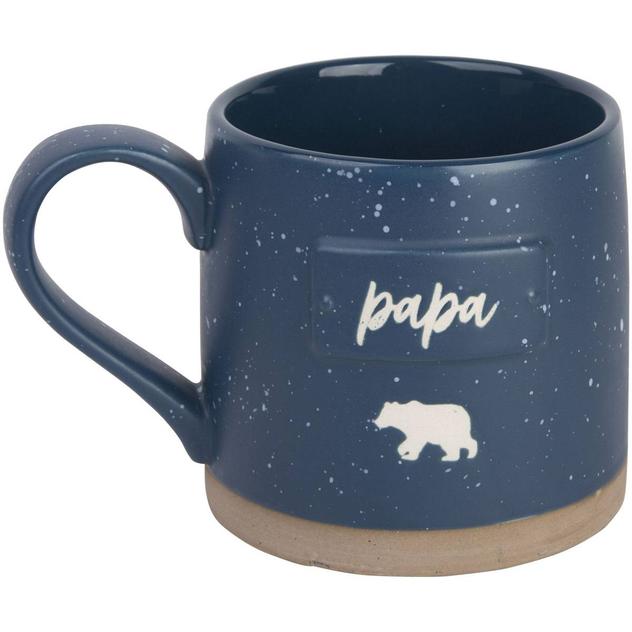 Home Essentials Blue Papa Bear Speckle Mug