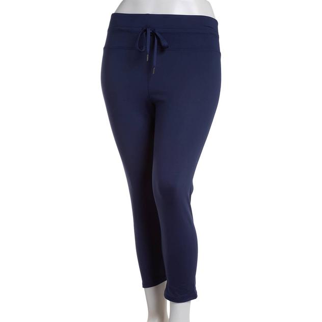 Plus Size Bally Shawna Solid Capri Leggings