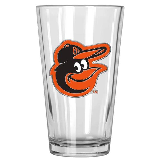 Orioles Metal Logo 16oz. Pint Glass