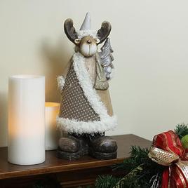 Northlight Reindeer with Glitter Christmas Tree Figurine