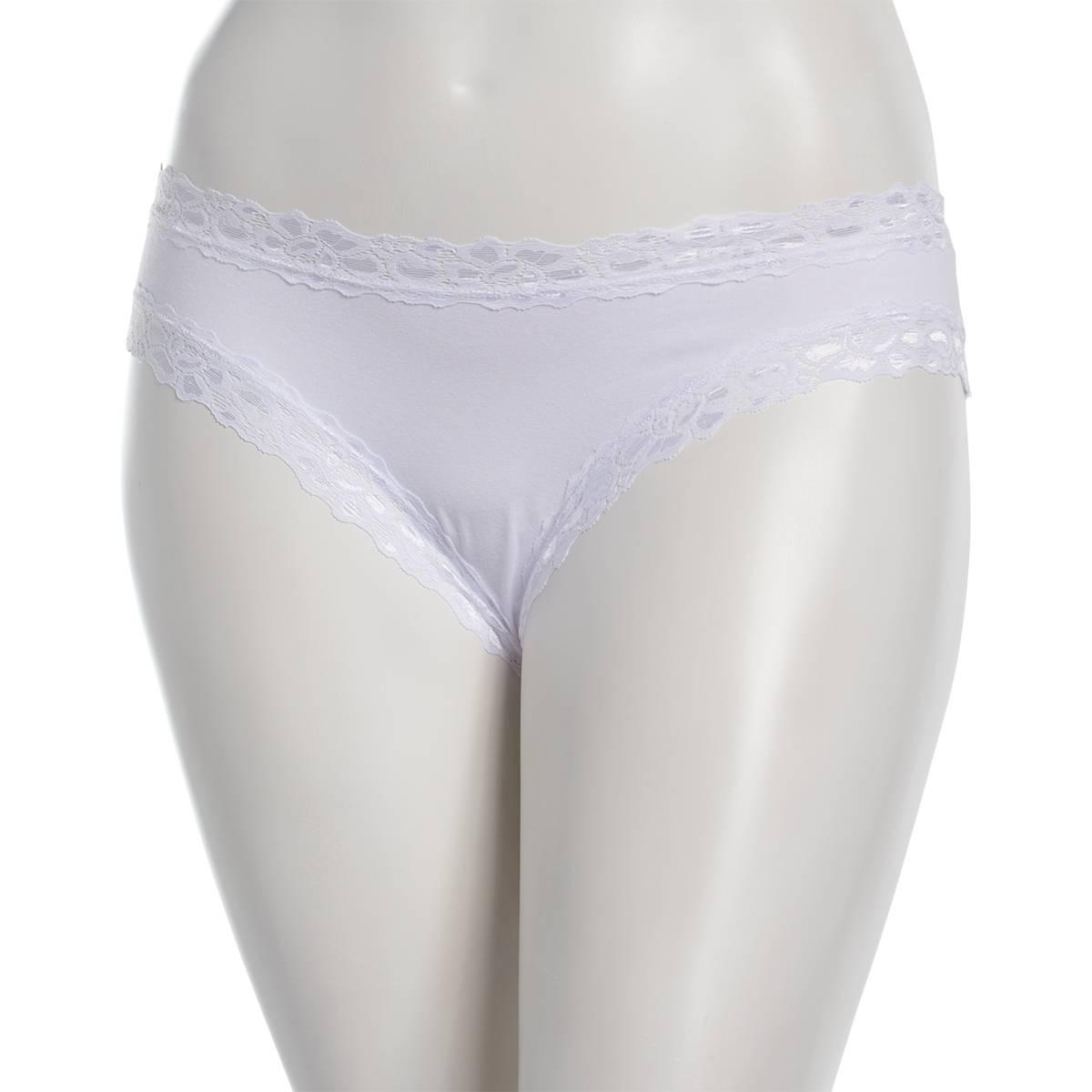 Womens René Rofé® Cover Stories Hipster Panties - 159036-WHT