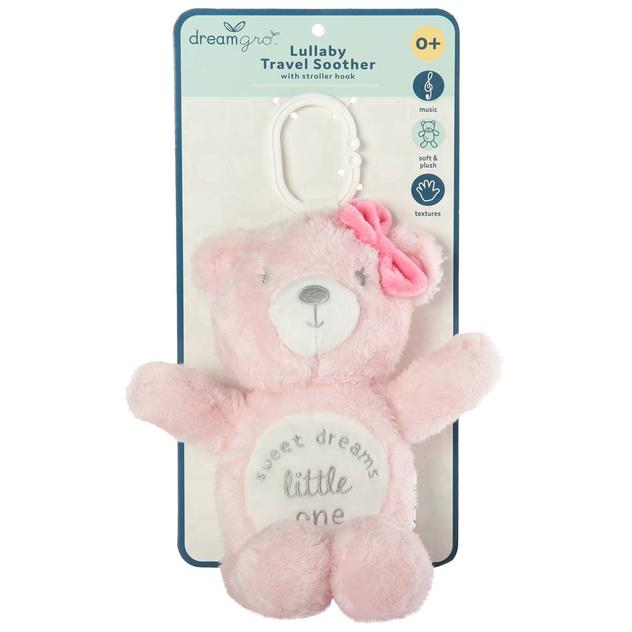 dreamgro™ Sweet Dreams Bear Music Travel Soother with Hook