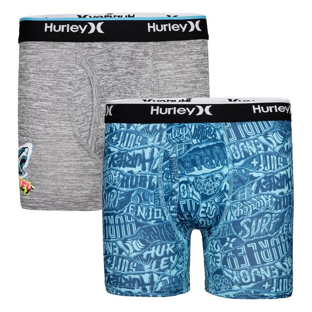 Boys (8-20) Hurley 2pk. Street Shark Boxer Briefs