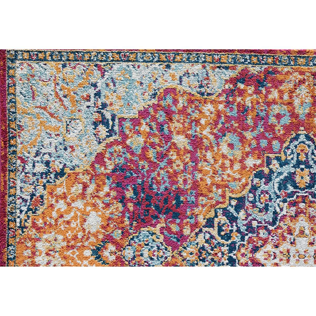 Rugs America™ Hailey Rosy Peach Abstract Vintage Area Rug