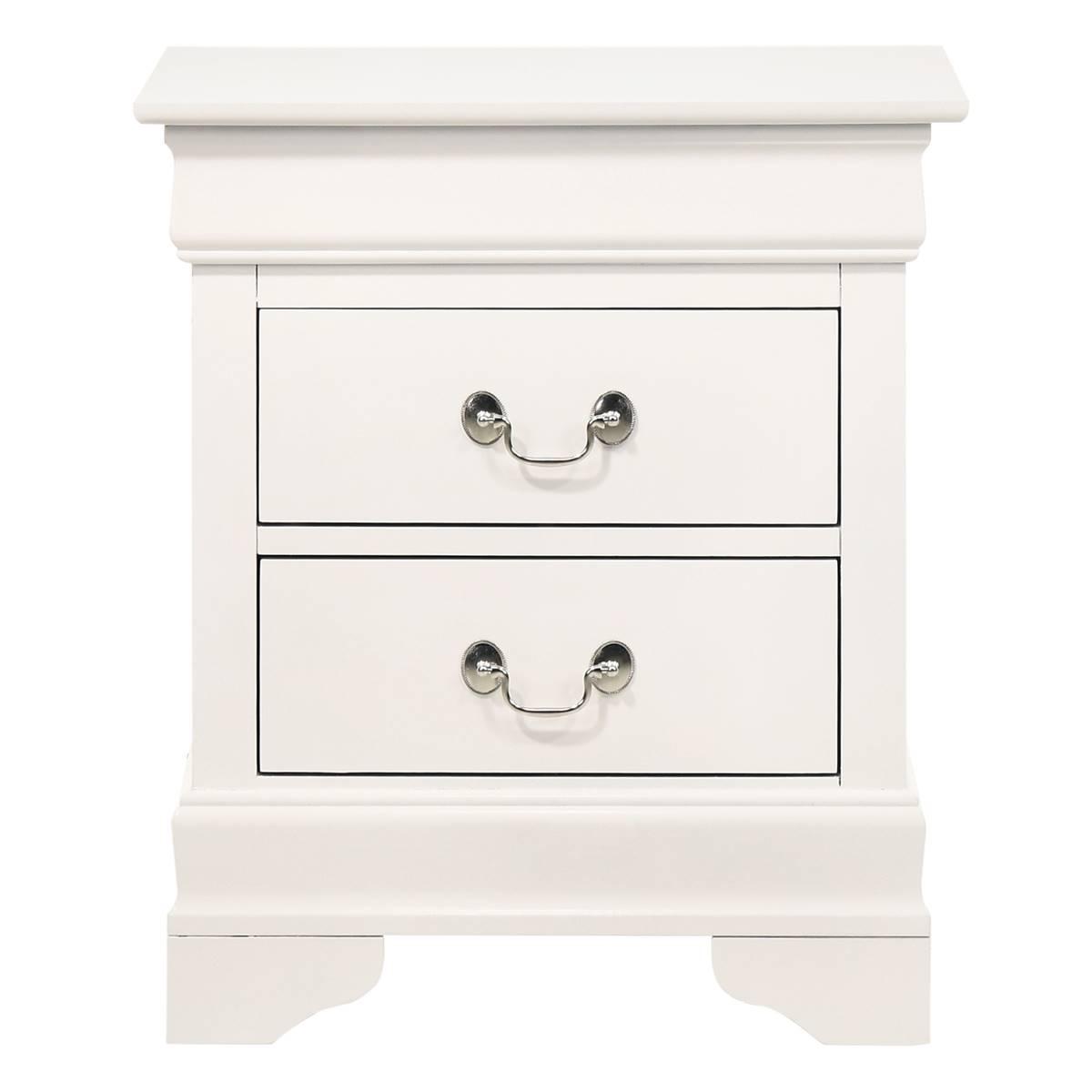 Passion Furniture Louis Philippe 21in. Drawer Nightstand