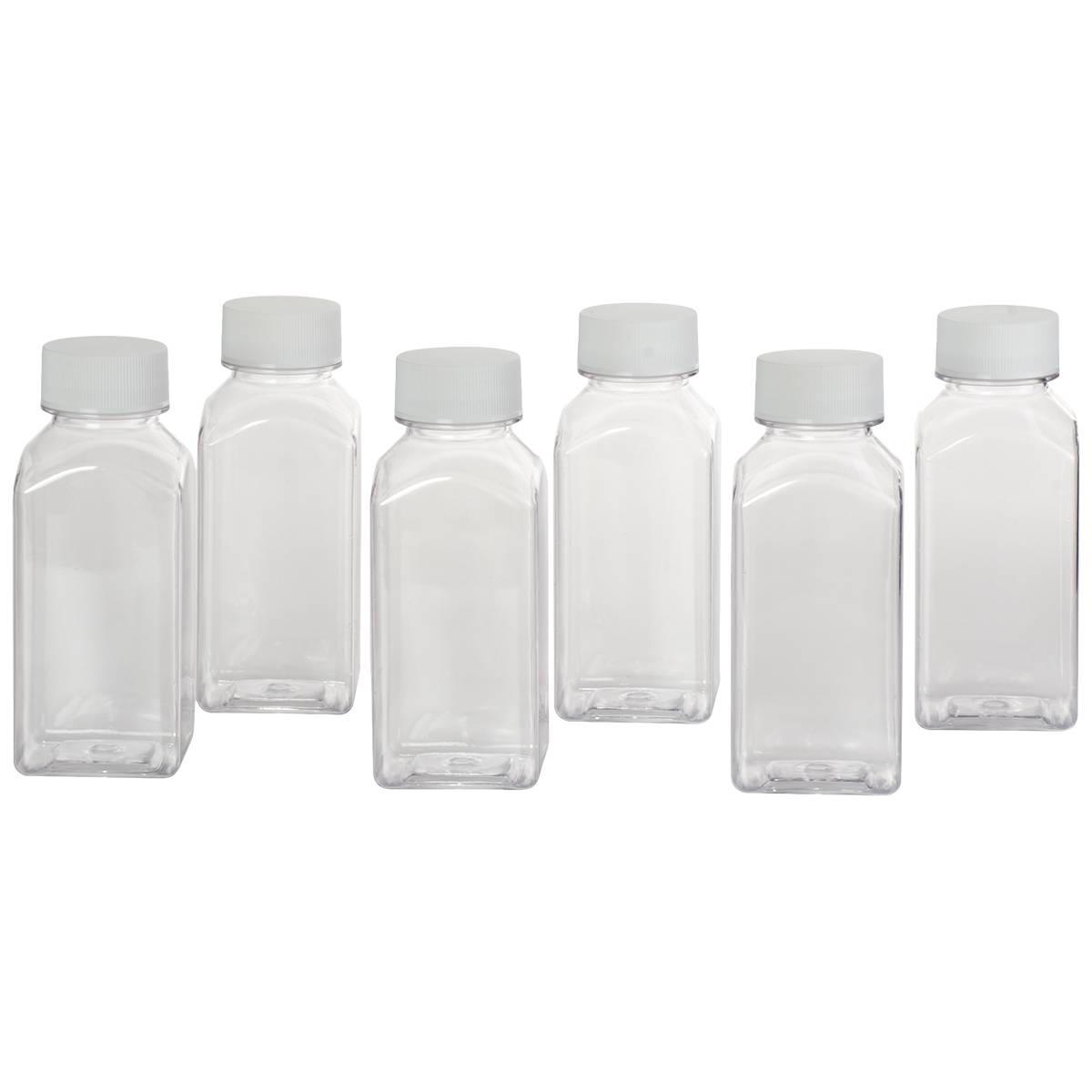 Gourmet Kitchen 8oz. Juice Bottle Set - Set of 6