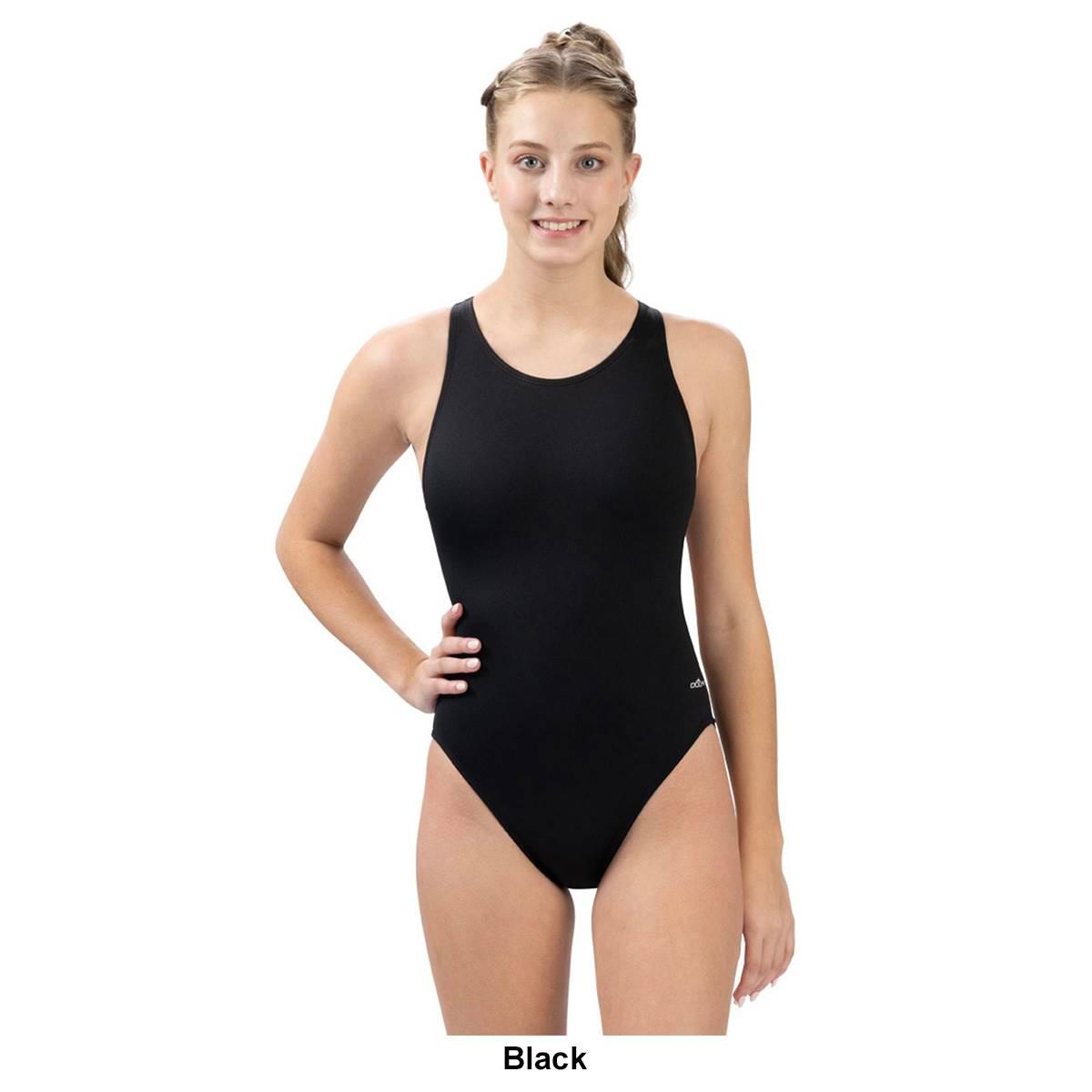 Womens Dolfin® Basic Solid Performance One Piece Swimsuit