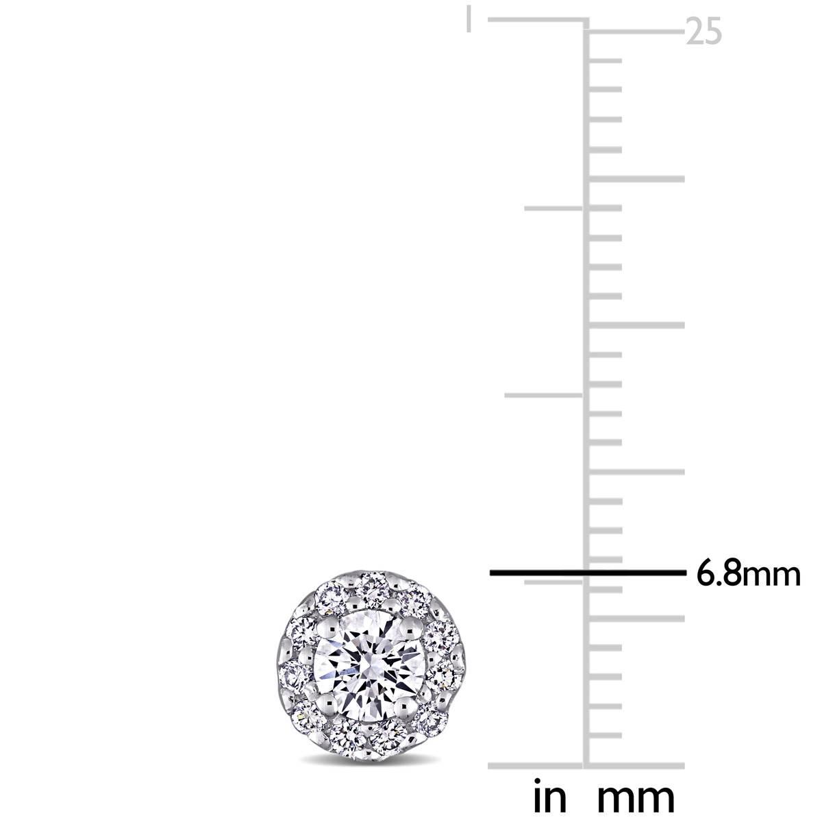Diamond Classics™ 3/4ctw. Diamond 14kt. White Gold Earrings