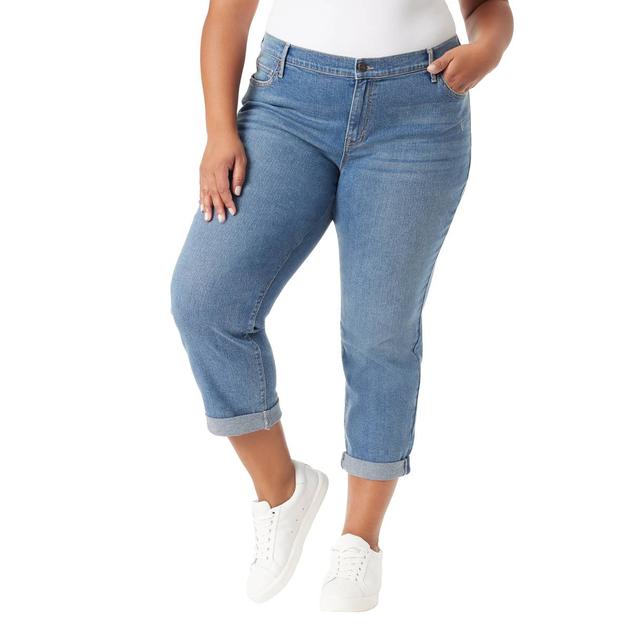 Plus Size Gloria Vanderbilt Weekend Cropped Jeans