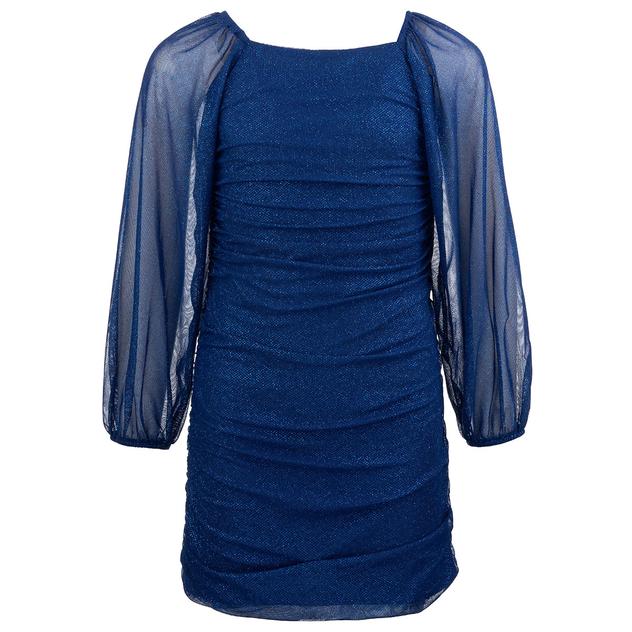 Girls (7-16) Speechless® Long Sleeve Sparkle Mesh Bodycon Dress