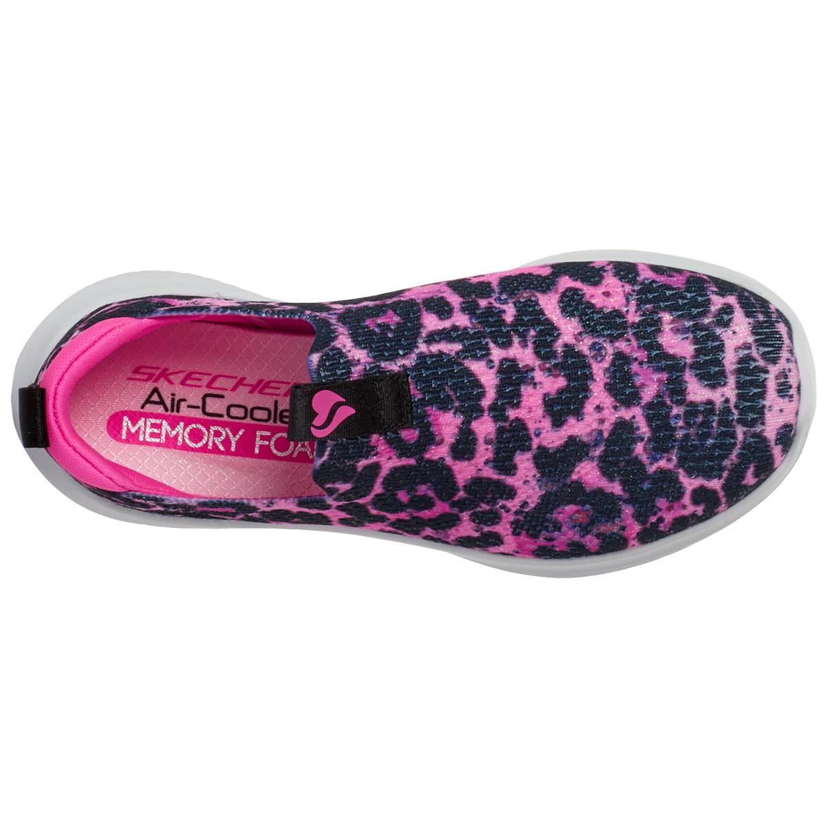 Girls Skechers Ultra Flex 3.0 - Cheetah Girlie Athletic Sneaker