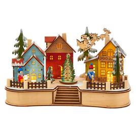 Kurt S. Adler Battery Operated Village Musical LED House