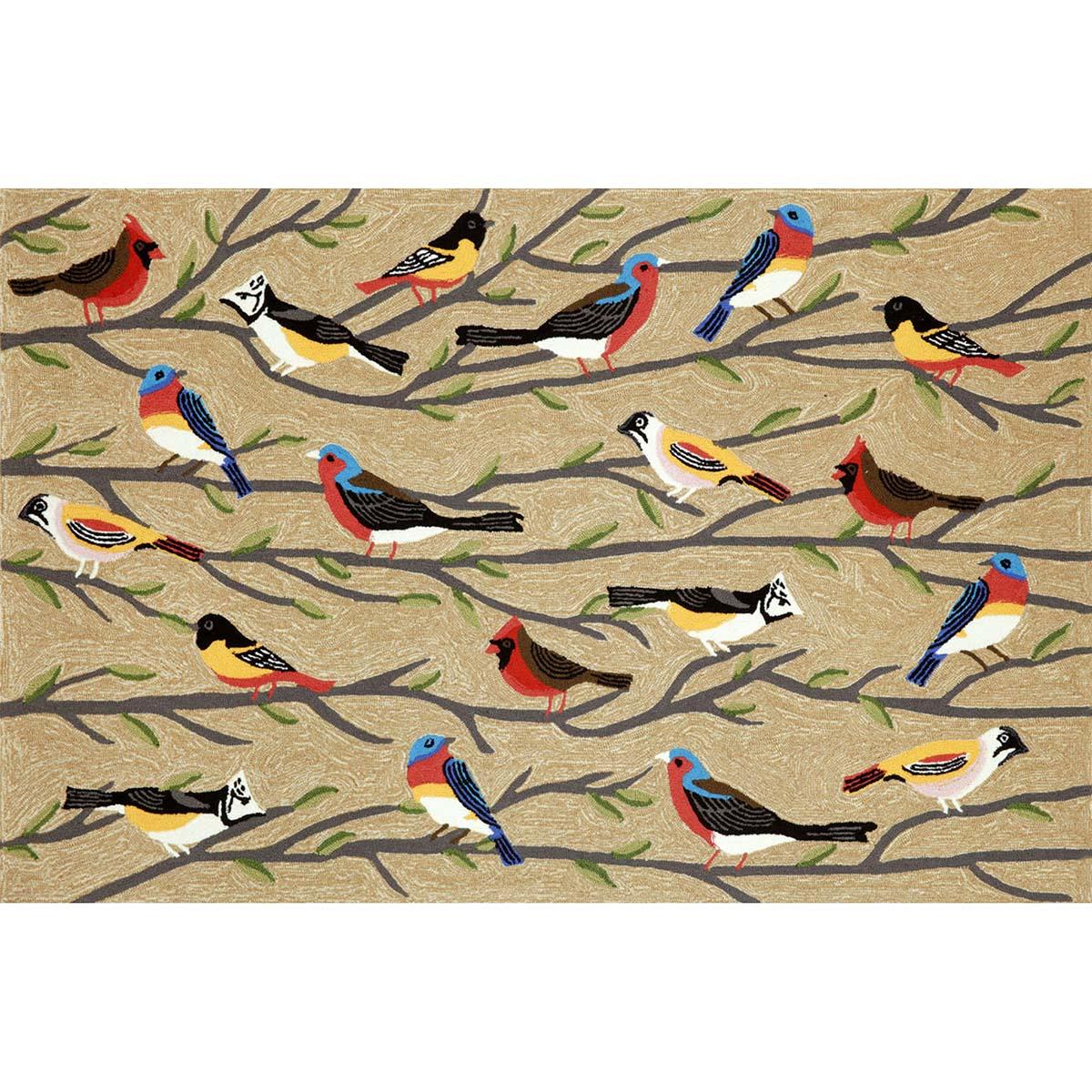 Liora Manne Frontporch Birds Rectangular Area Rug