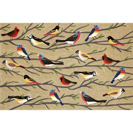 Liora Manne Frontporch Birds Rectangular Area Rug