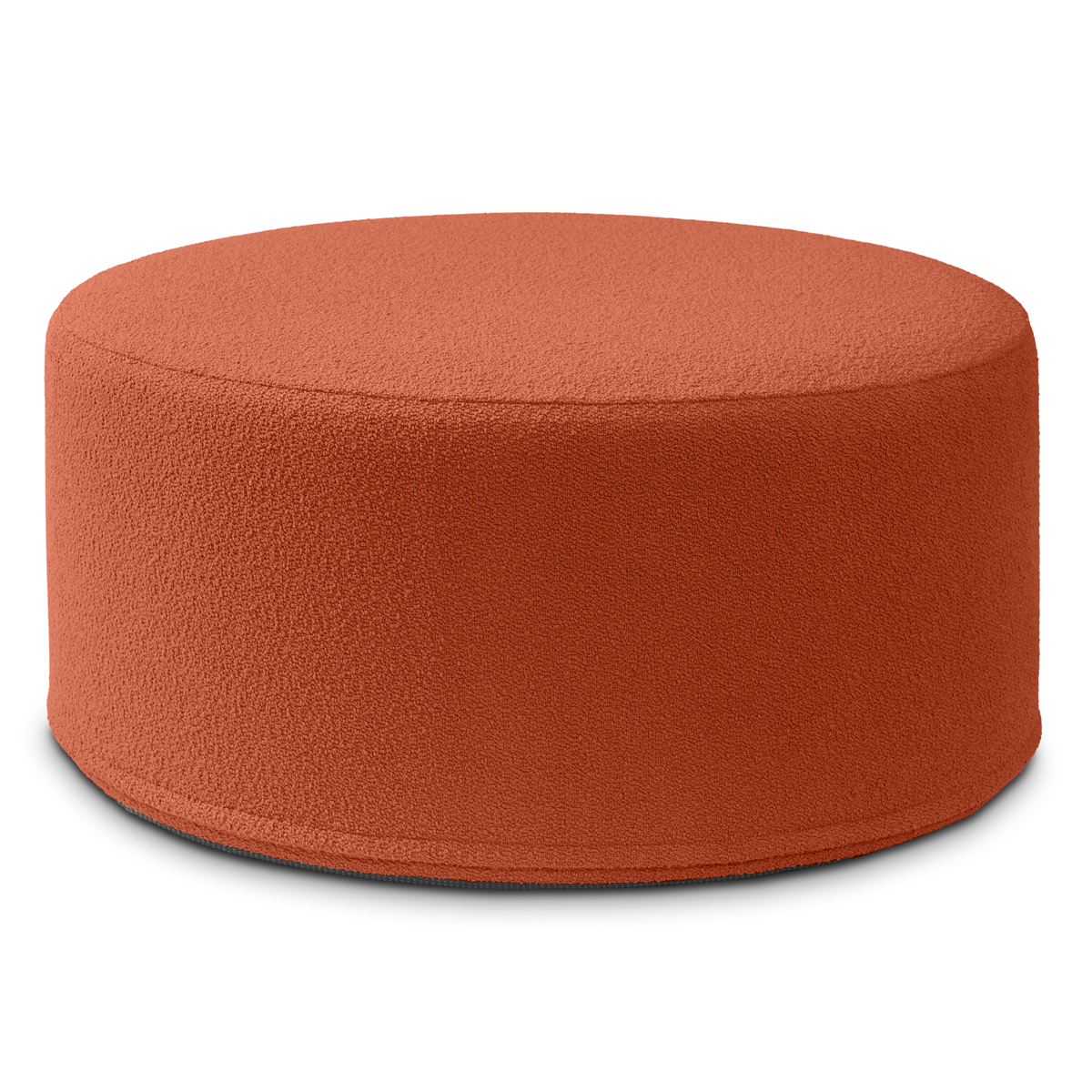 Jaxx Candler 36in. Luxe Boucle Round Couch Ottoman