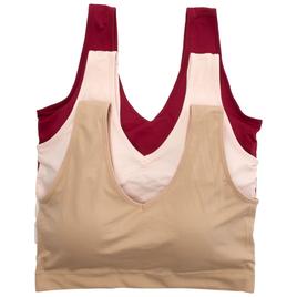 Plus Size Rene Rofe® 3pk. Seamless Comfort Bras B28605XH3-BRRM