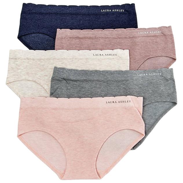 Womens Laura Ashley® 5pk. Seamless Hipster Panties LS5372-5PKD
