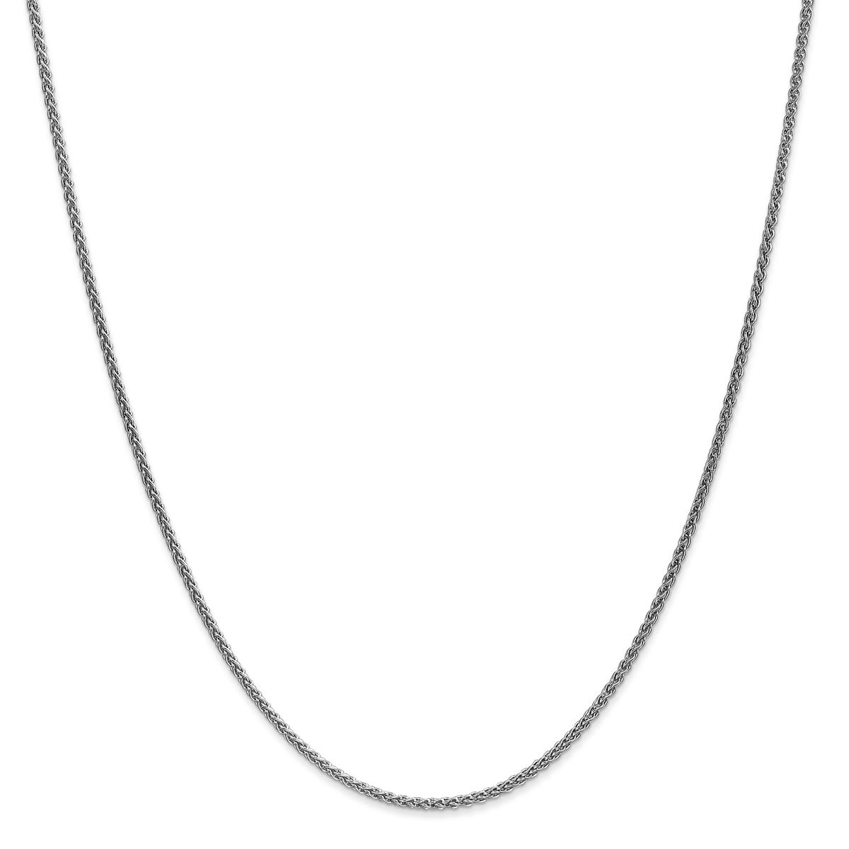 Gold Classics(tm) 1.65mm. 14k White Gold Spiga Chain Necklace