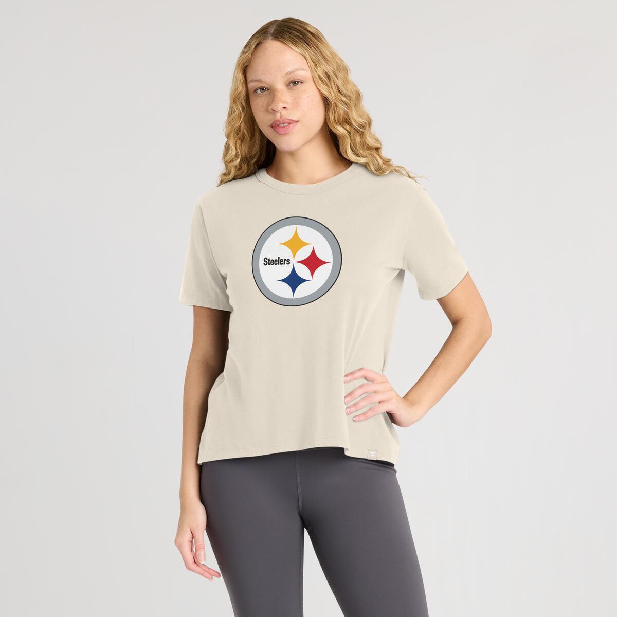 Woens Fanatics Pittsburgh Steelers Essential Short Sleeve T-Shirt
