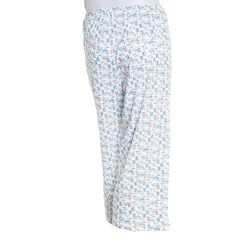 Plus Size HUE® Icy Margarita Printed Capri Pajama Pants