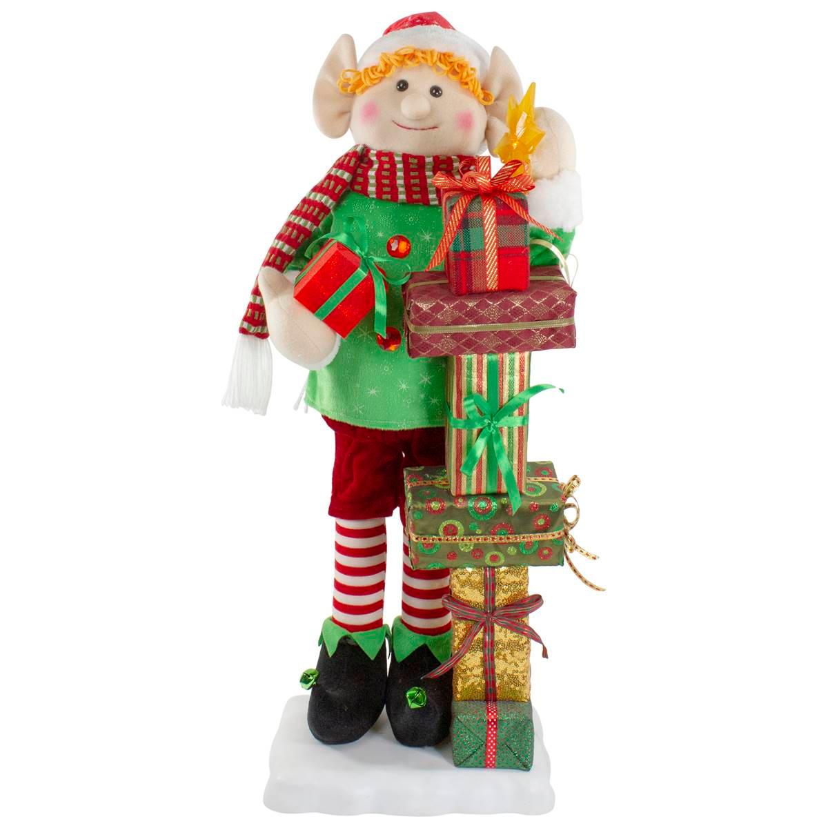 Northlight Seasonal 30in. Animated Elf Musical Christmas Figure