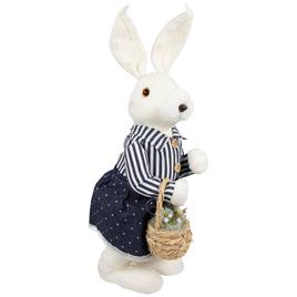 Northlight Seasonal Standing Girl Bunny w/ Basket Easter Figurine