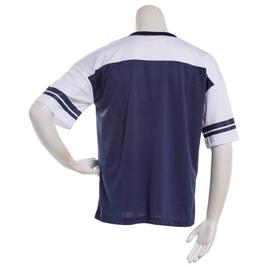 Juniors Derek Heart Mesh Oversized Boxy Football Tee