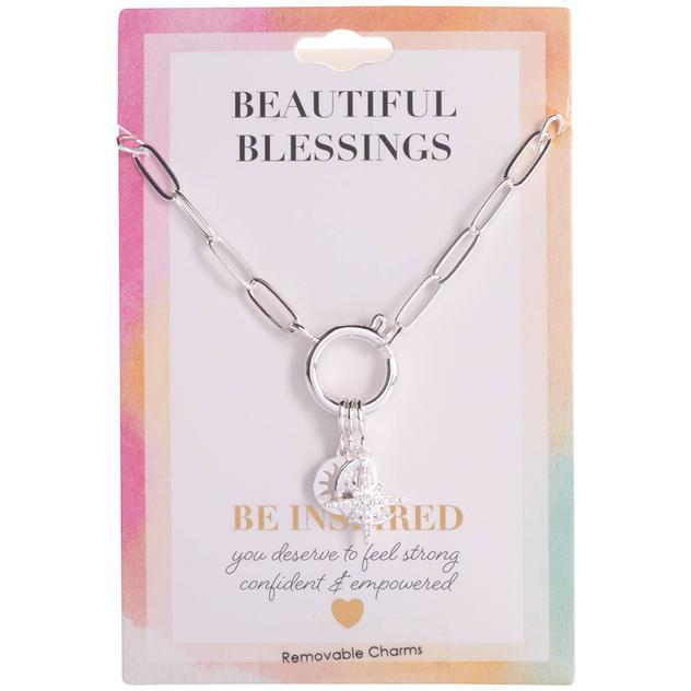 Beautiful Blessings Celestial-Themed Charm Pendant Necklace