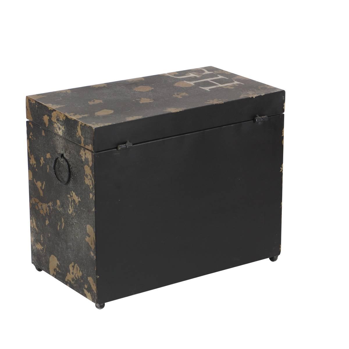 9th &amp; Pike® Metal Chest Storage Trunk Boxes - Set Of 3