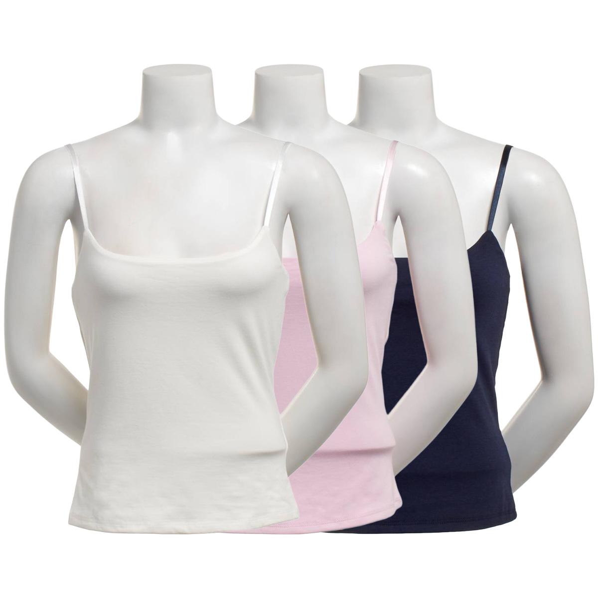 Juniors Pink Rose Modal 3 Pack Cami Set