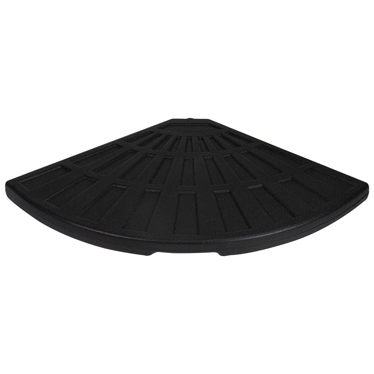 Northlight Seasonal 26lbs Black Fan Shaped Off-Set Umbrella Stand