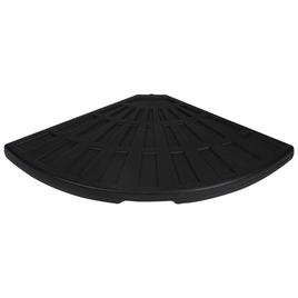 Northlight Seasonal 26lbs Black Fan Shaped Off-Set Umbrella Stand