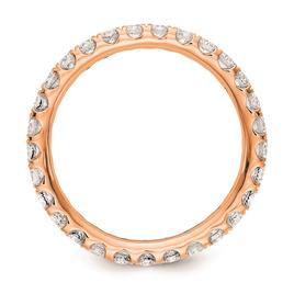 Pure Fire 14kt. Rose Gold Lab Grown Diamond Eternity Wedding Band