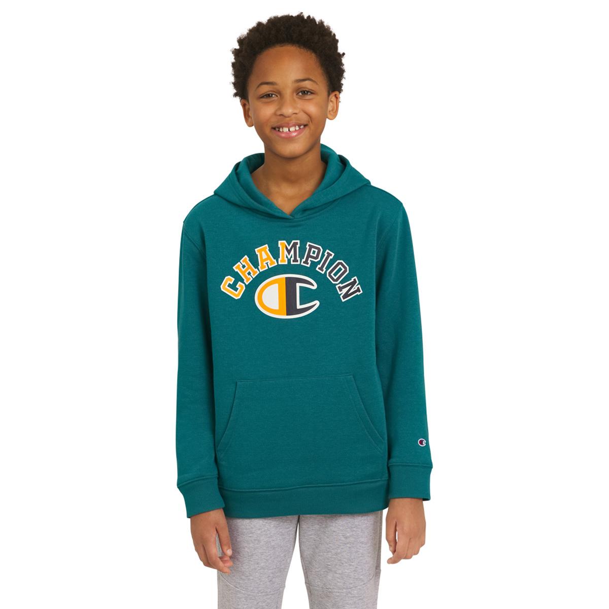 Boys (8-20) Champion(R) C Logo Graphic Hoodie
