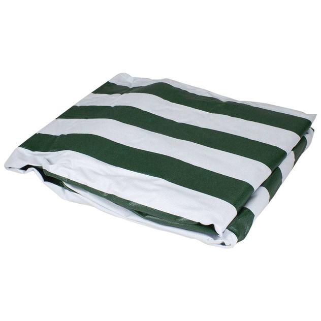 LB International Reversible Striped Lounge Chair Cover
