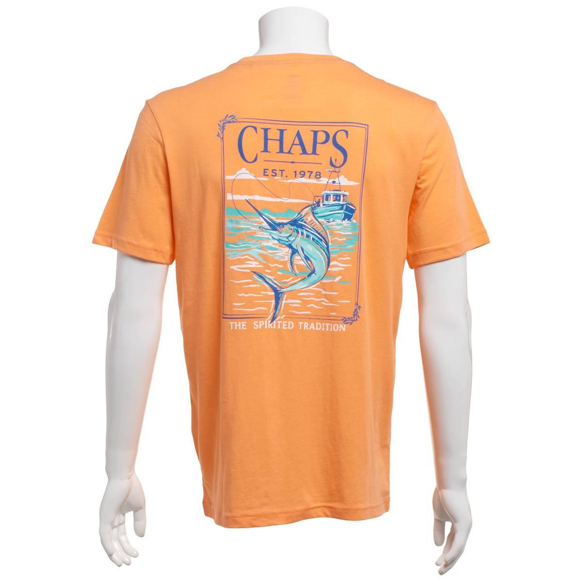 Mens Chaps Swordfish Short Sleeve Graphic Tee